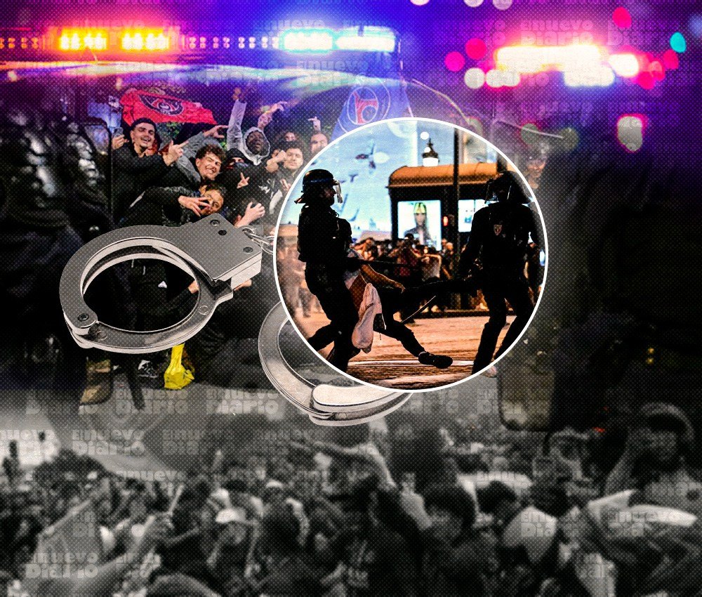 Los festejos del PSG dejan 416 arrestos y vuelven a tensar el operativo de seguridad en Francia