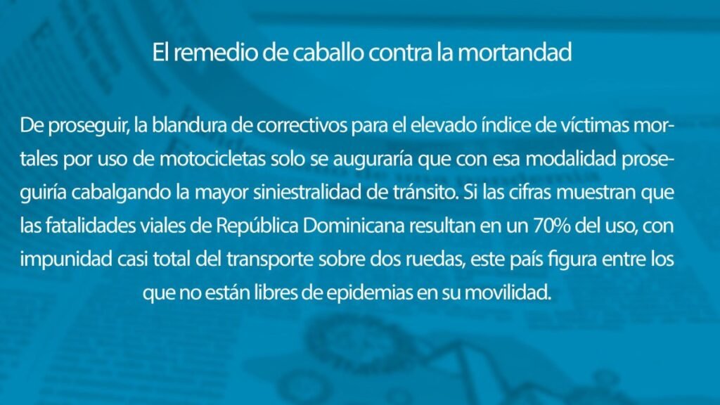 Mortandad en motocicletas expone vacío de autoridad en las calles