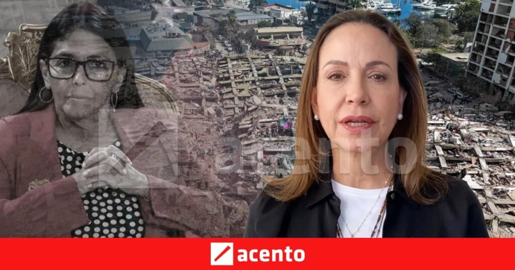 Machado denuncia cierre del espacio aéreo y: el costo institucional de bloquear ayuda en plena tragedia