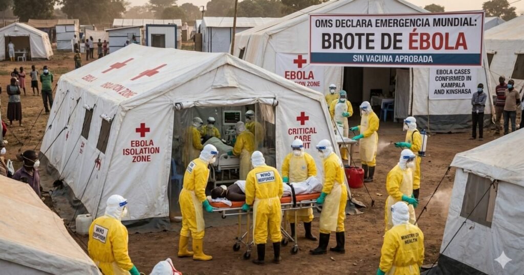 La OMS alerta de que el brote de ébola en la RDC rebasa las cifras oficiales y tensiona el control en zonas críticas