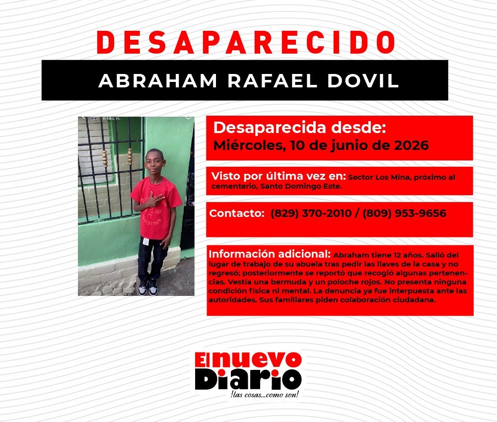 Caso de adolescente desaparecido en Los Mina reaviva reclamos por respuesta oficial