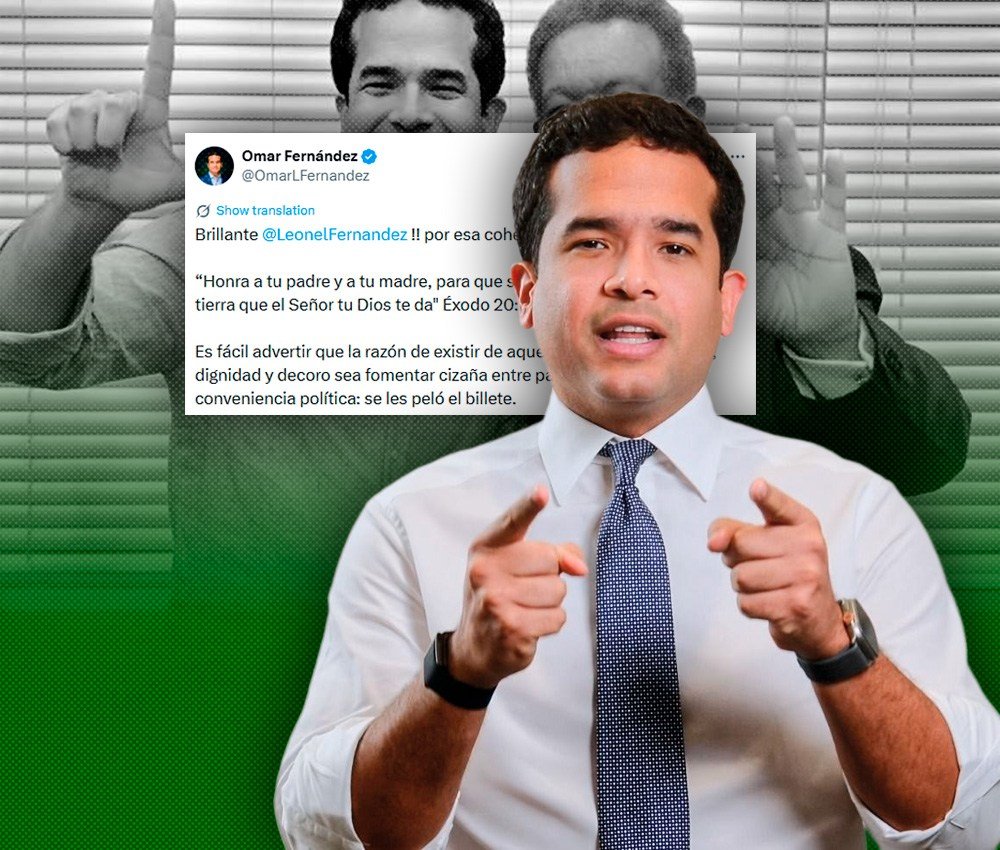 Omar Fernández niega ruptura con Leonel y atribuye versiones a intereses políticos y económicos