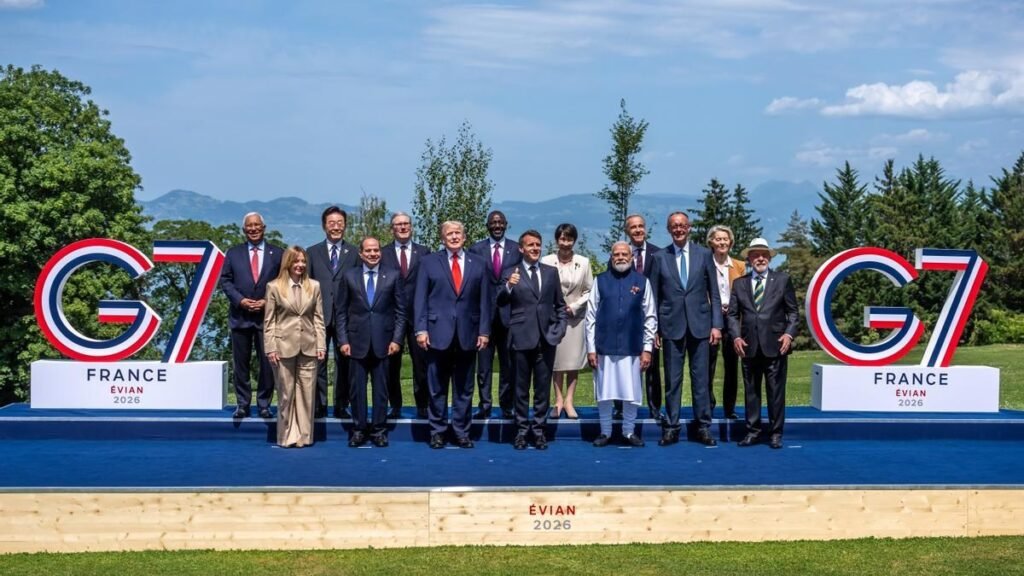 El G7 cierra en Évian sin declaración común y reparte en nueve textos su respaldo a Ucrania, la presión sobre Rusia y Ormuz