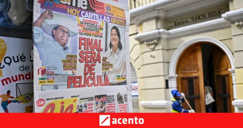 Perú continúa sin un ganador definido y el recuento en revisión vuelve a tensar la gobernabilidad