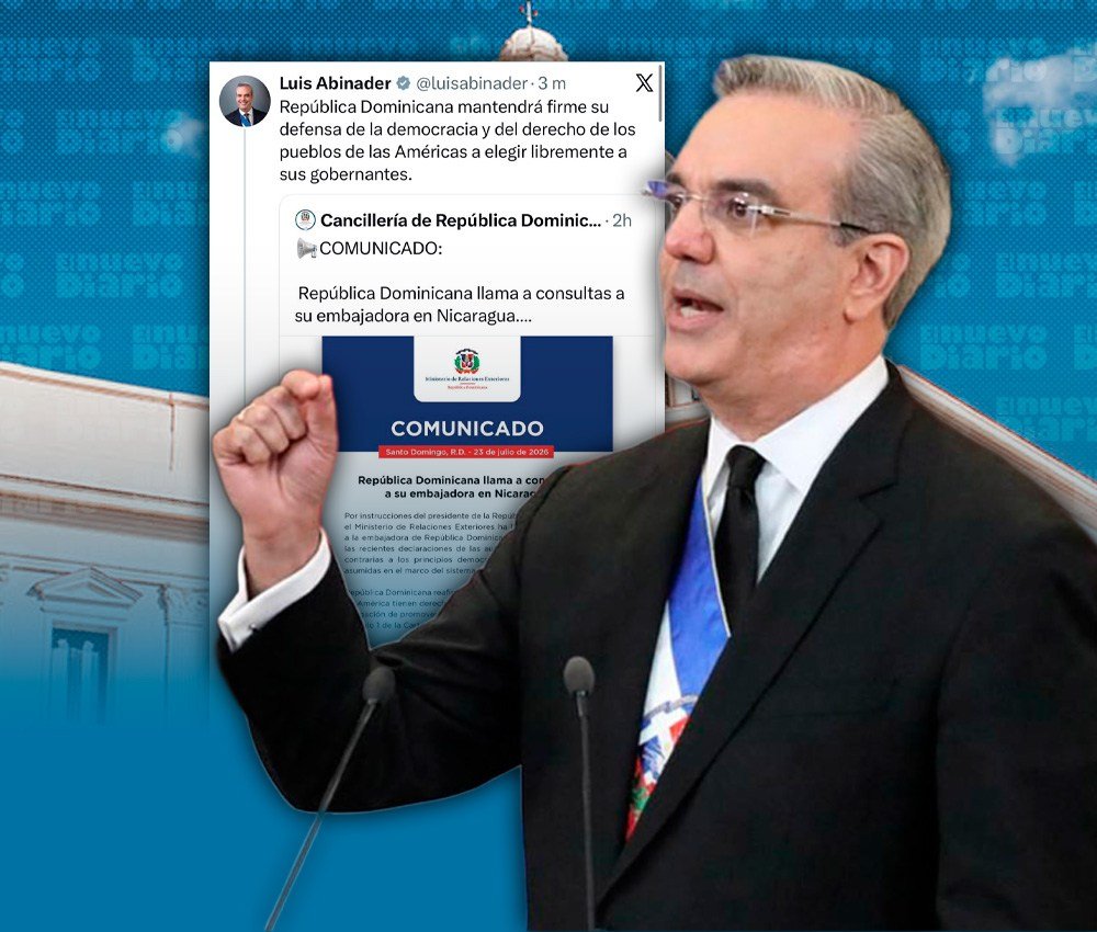 Abinader respalda una línea dura frente a Nicaragua y pone a prueba la coherencia democrática del Gobierno