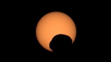 En Marte también hay eclipses, pero nunca llegan a ser totales