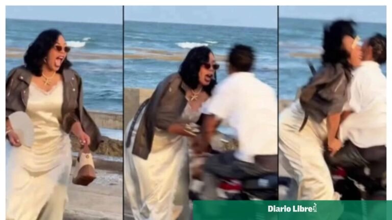 Choque en el malecón de San Pedro deja heridos a Yaritza Ortiz y al motorista