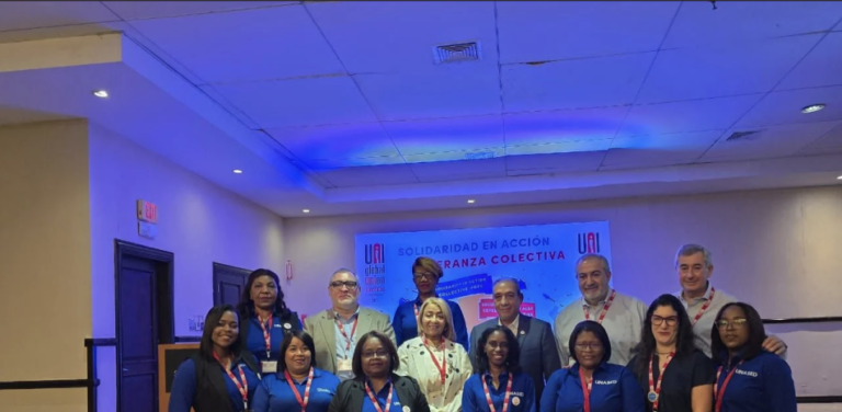 UNI Américas abre en Santo Domingo una agenda centrada en salud, negociación colectiva y cuidados
