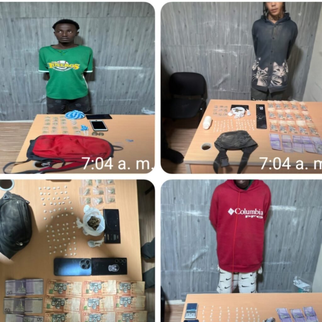 Tres apresados en Monte Plata exponen persistencia de puntos de drogas pese a operativos policiales