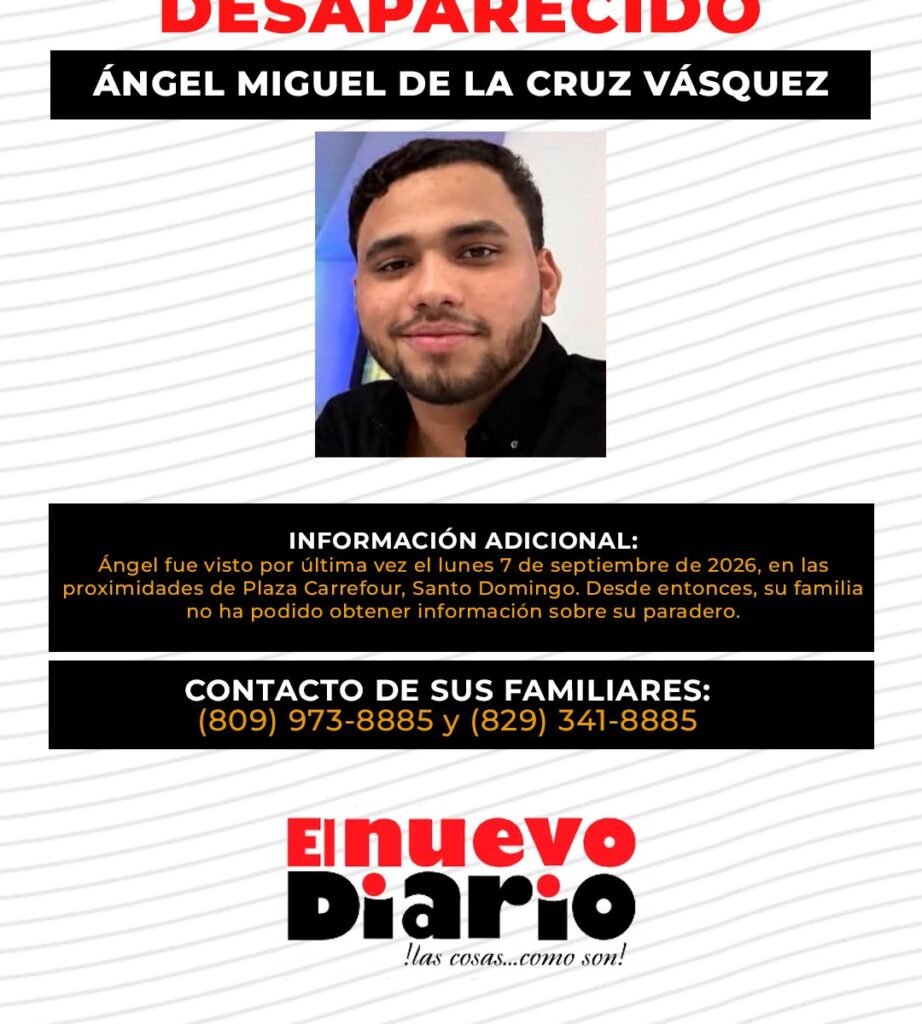 Desaparición de joven en Santo Domingo reactiva alerta ciudadana y presión por respuestas